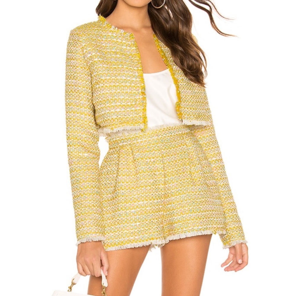 Revolve Analee jacket and short matching set